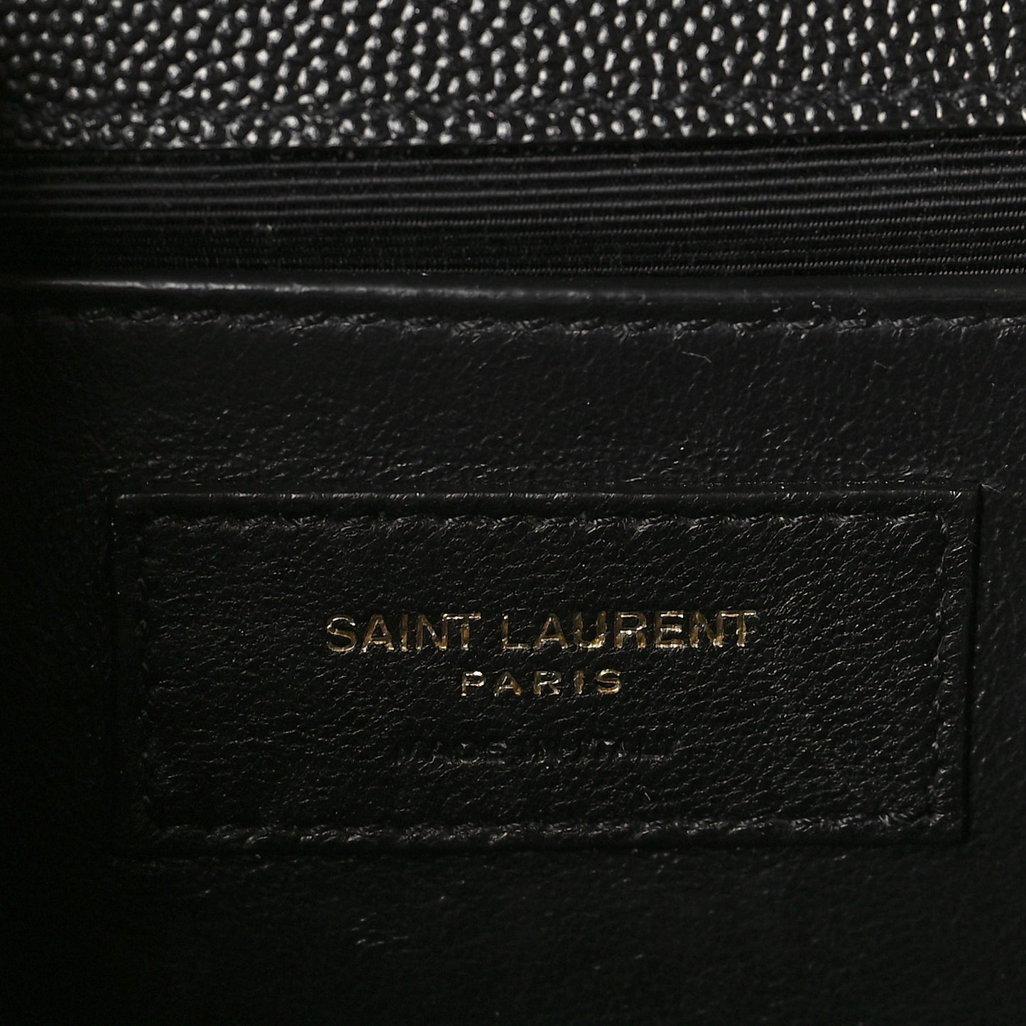 Grain De Poudre Medium Classic Monogram Kate Satchel Black