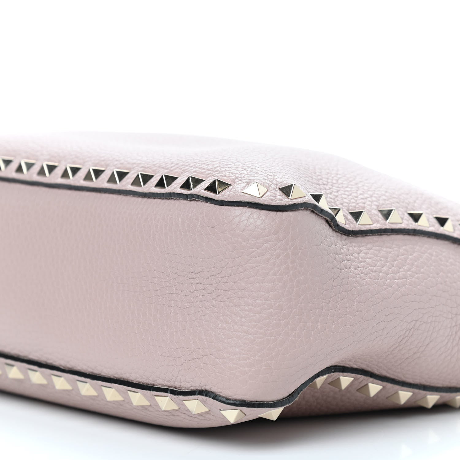 Valentino Garavani Pebbled Calfskin Small Rockstud Flip-Lock Messenger Bag Poudre 10 of 10