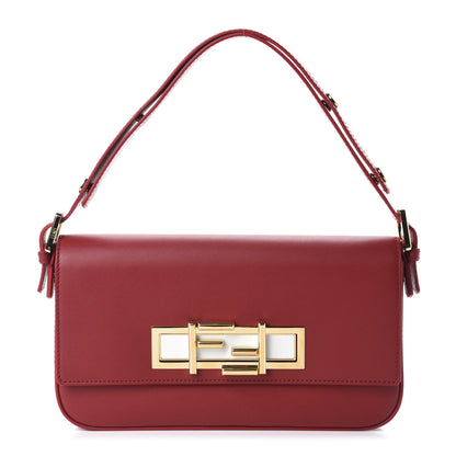 Fendi Vitello Dolce Bi-Color 3Baguette Shoulder Bag Mattone White 1 of 9