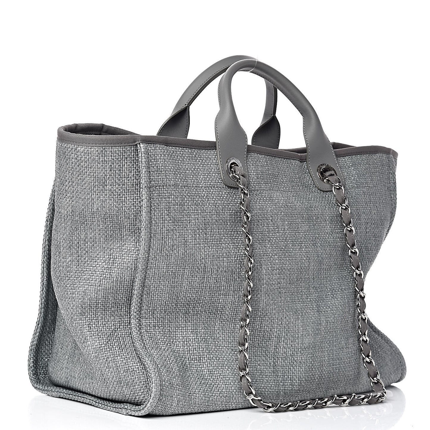 Canvas Large Deauville Tote Grey