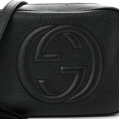 Gucci Pebbled Calfskin Small Soho Disco Bag Black 8 of 14
