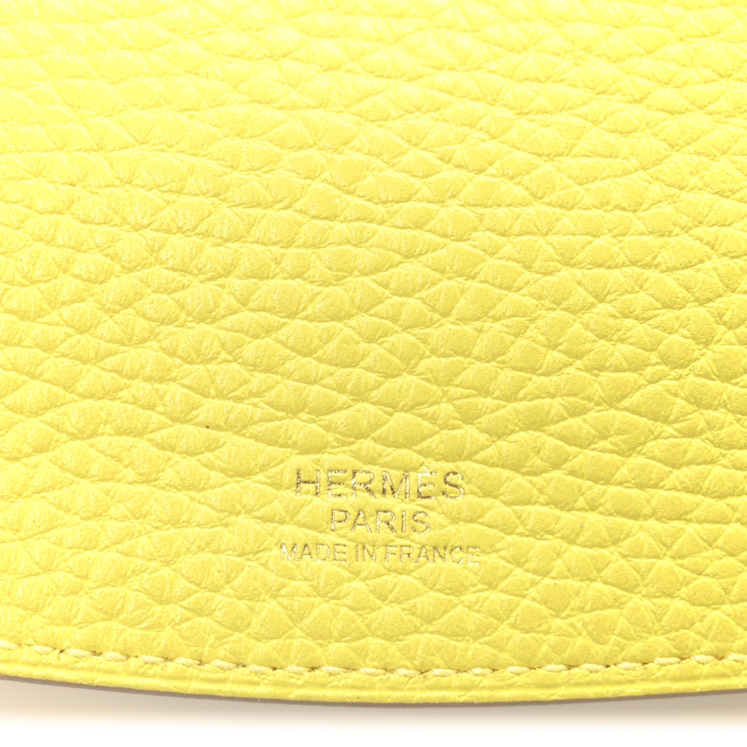 Hermes Taurillon Clemence Chevre Mysore Saut 25  Lime 6 of 9