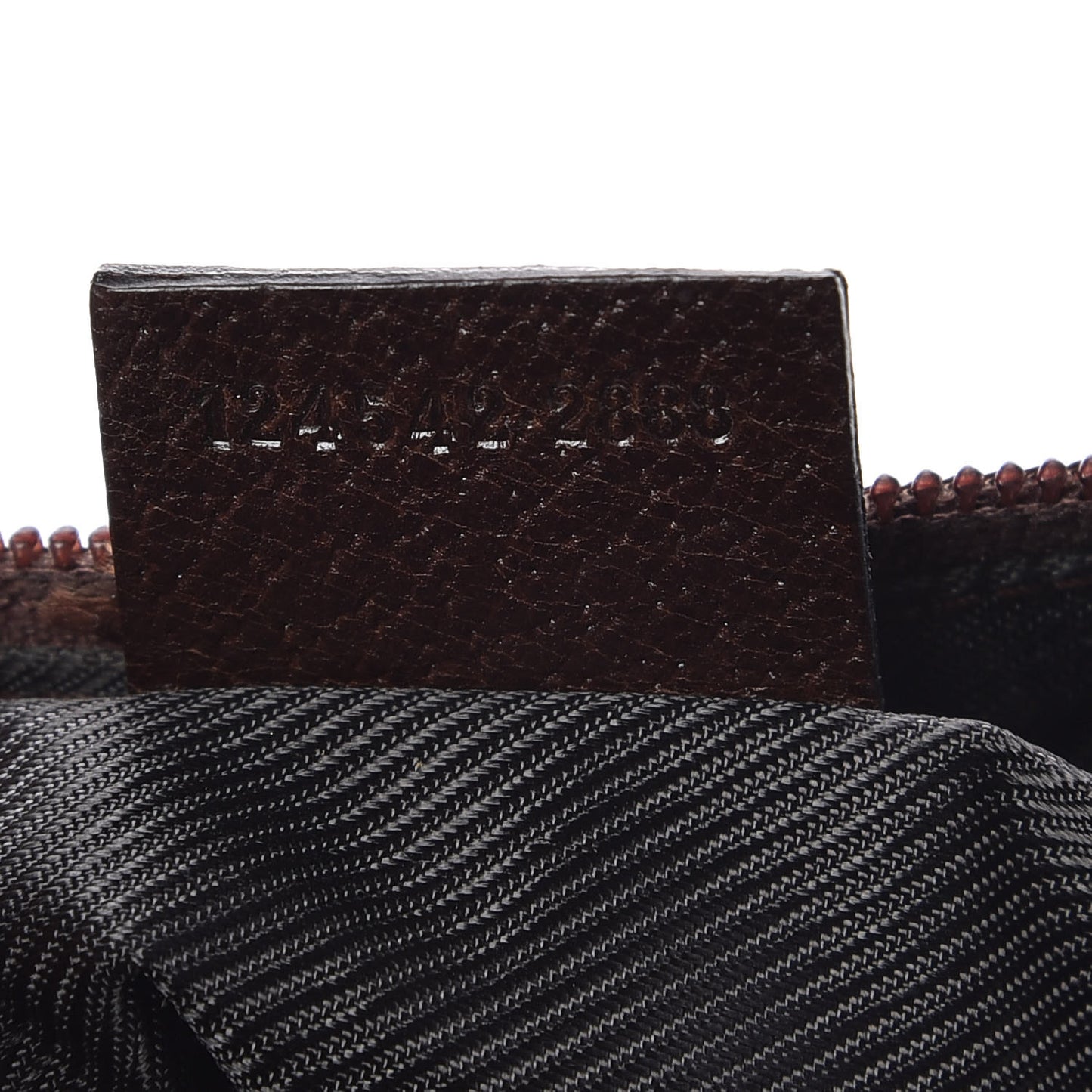 Monogram Calfskin Large Balthus Cosmetic Pouch Beige Ebony Cocoa