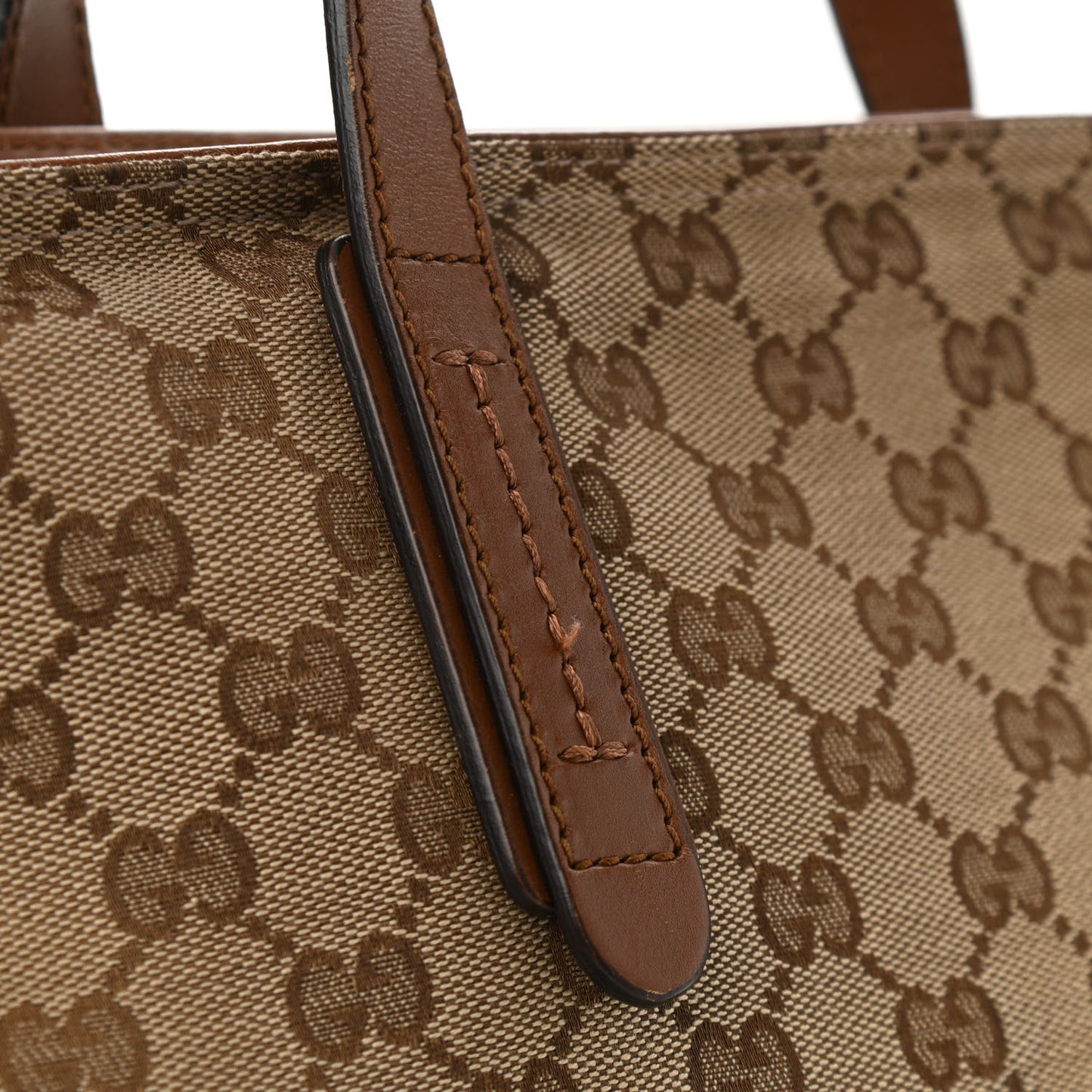 Monogram Large Original Tote Tan