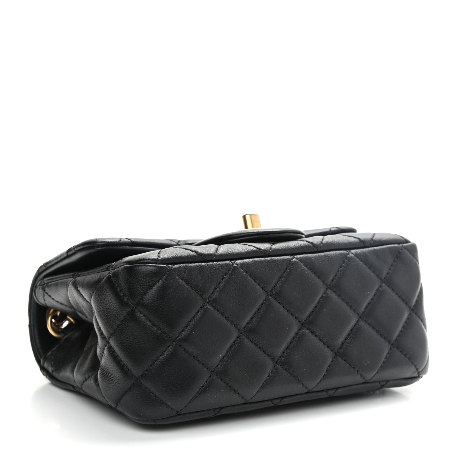Chanel Lambskin Quilted Mini Pearl Crush Flap Black 4 of 9