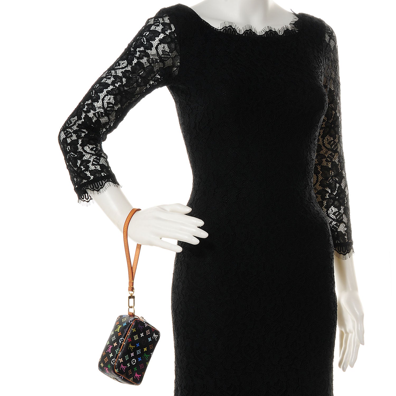 Louis Vuitton Monogram Multicolor Trousse Wapity Black 2 of 8