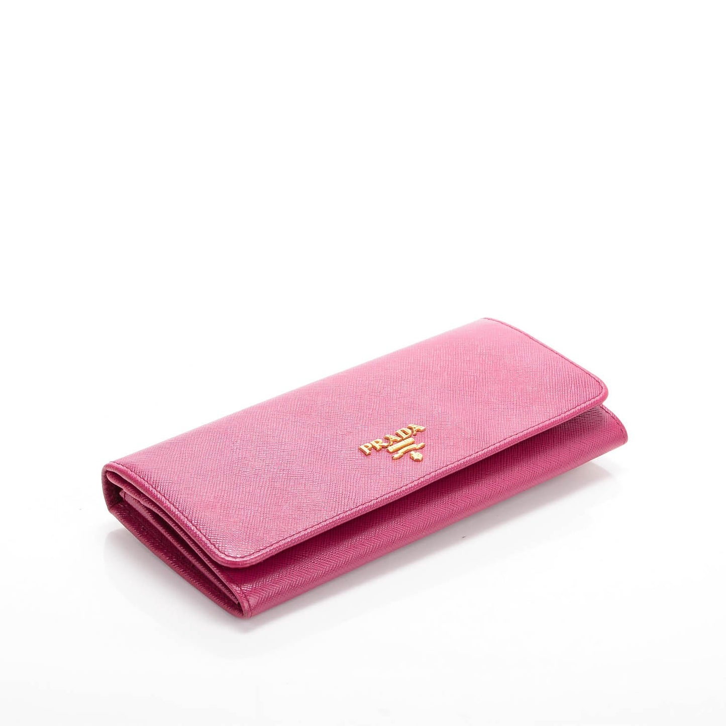 Saffiano Metal Continental Flap Wallet Ametista