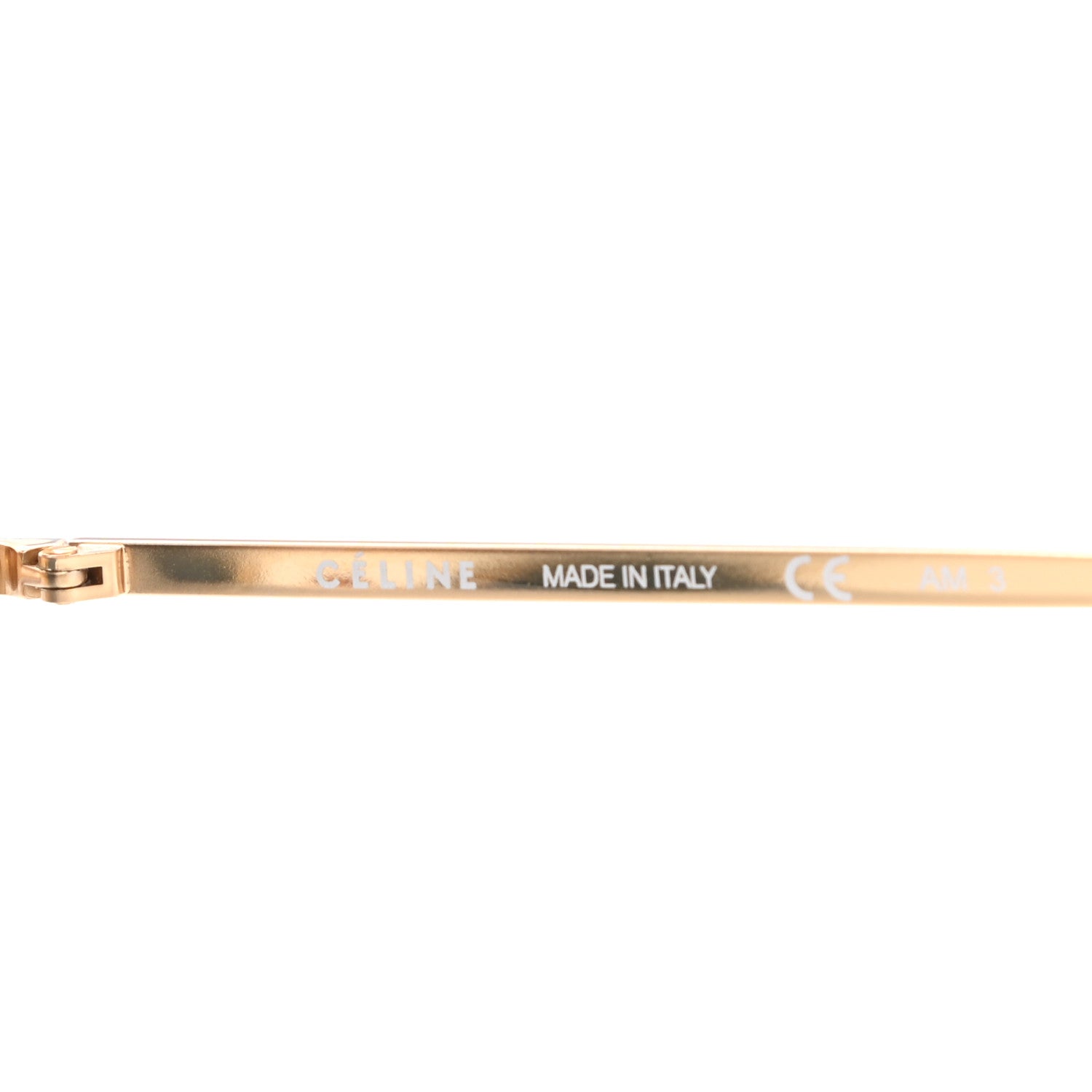 Celine Mirror Aviator Sunglasses CL41391/S Gold Blue 5 of 8