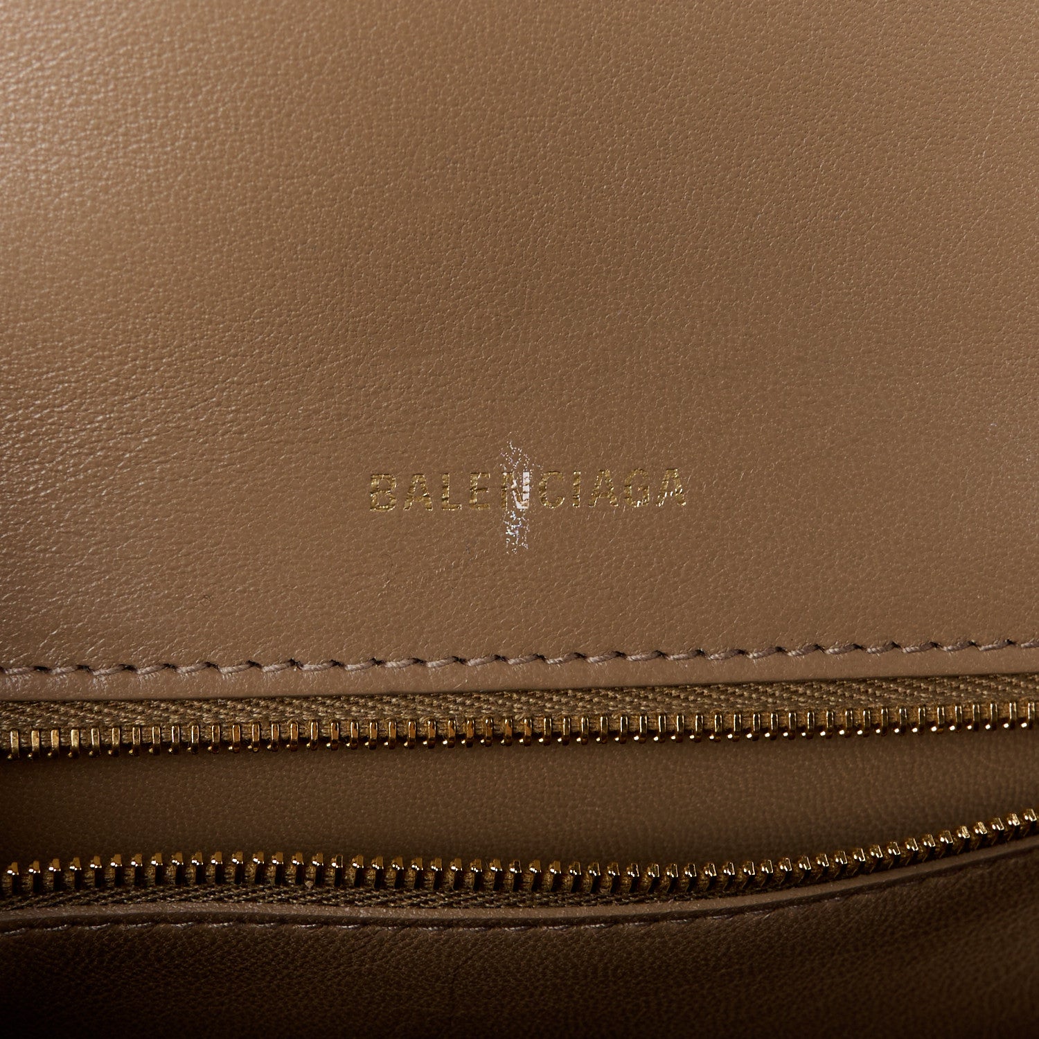 Balenciaga Coated Canvas BB Monogram Small Hourglass Top Handle Bag Beige Brown 6 of 11