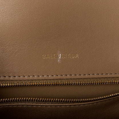 Balenciaga Coated Canvas BB Monogram Small Hourglass Top Handle Bag Beige Brown 6 of 11