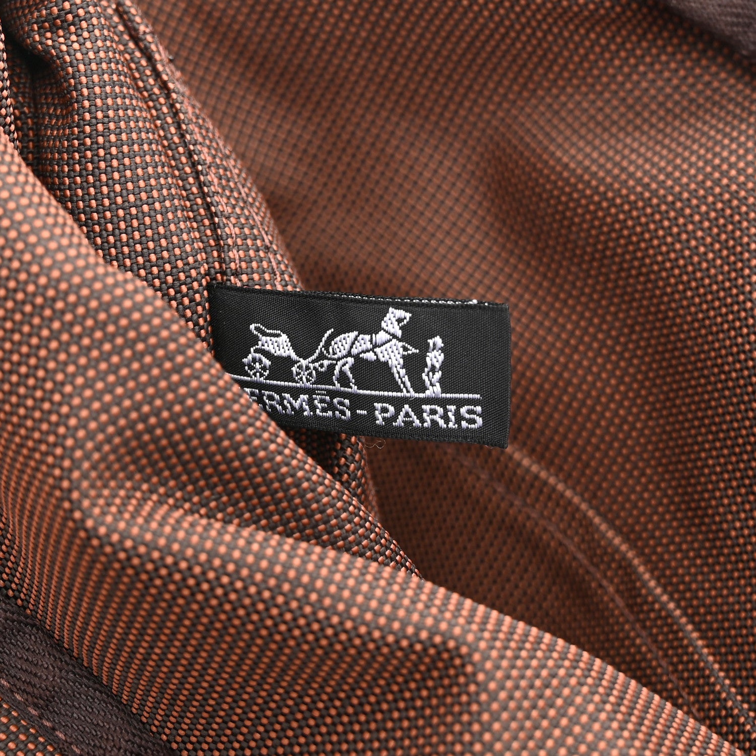 Hermes Canvas Herline Backpack Brown 6 of 9