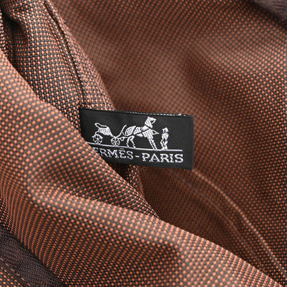 Hermes Canvas Herline Backpack Brown 6 of 9