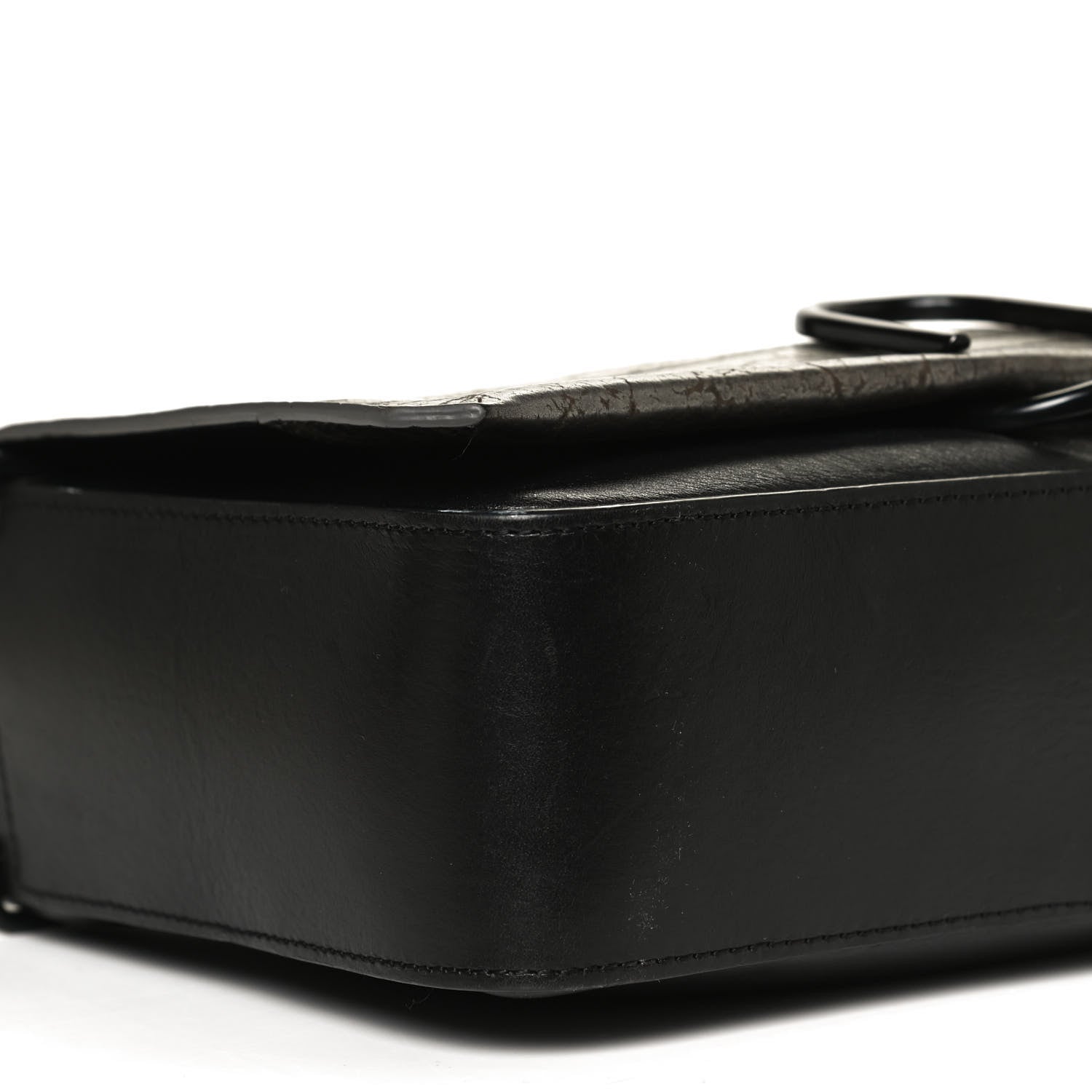 3.1 Phillip Lim Metallic Calfskin Alix Crossbody Bag Black Gunmetal 9 of 10