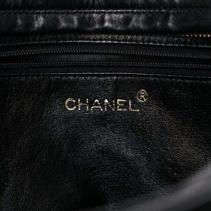 Chanel Lambskin Quilted CC Tassel Camera Case Black 6 of 20