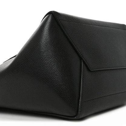 Celine Soft Grained Calfskin Sangle Bucket Bag Black 8 of 9