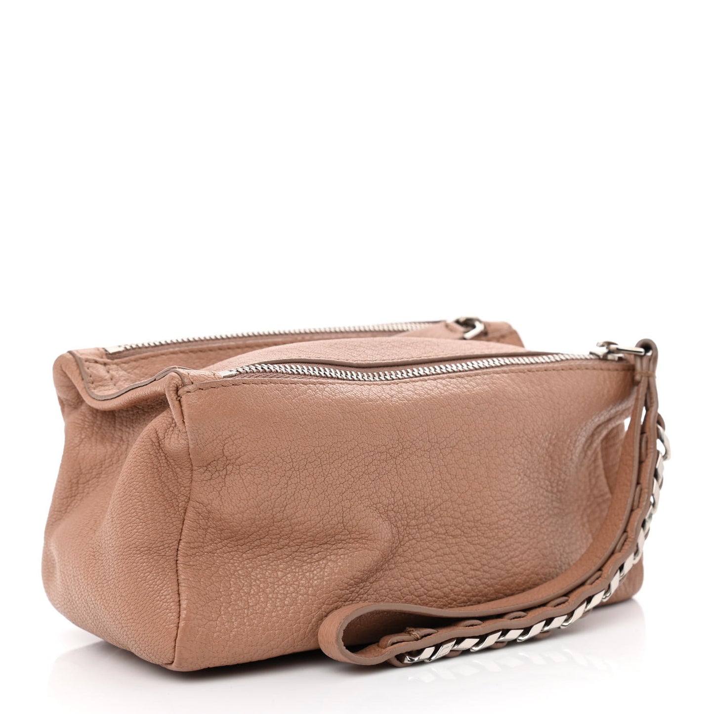 Sugar Goatskin Pandora Wristlet Beige
