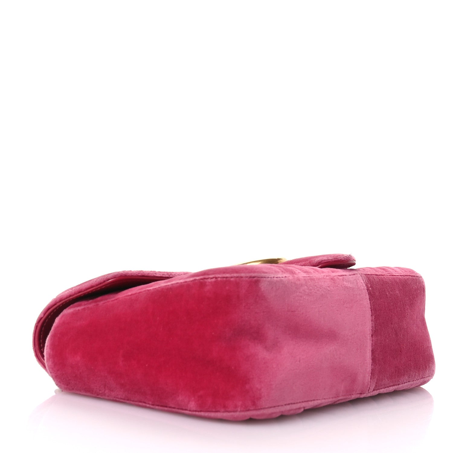 Gucci Velvet Matelasse Small GG Marmont Shoulder Bag Light Raspberry Rose 4 of 10