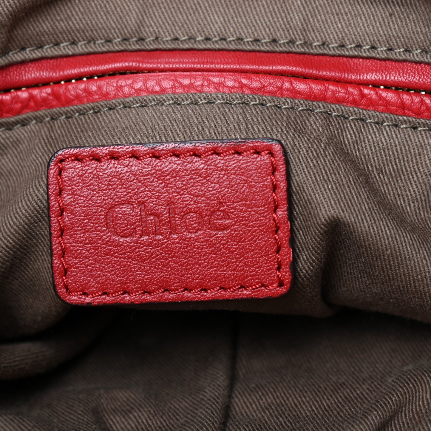 Calfskin Medium Marcie Satchel Red
