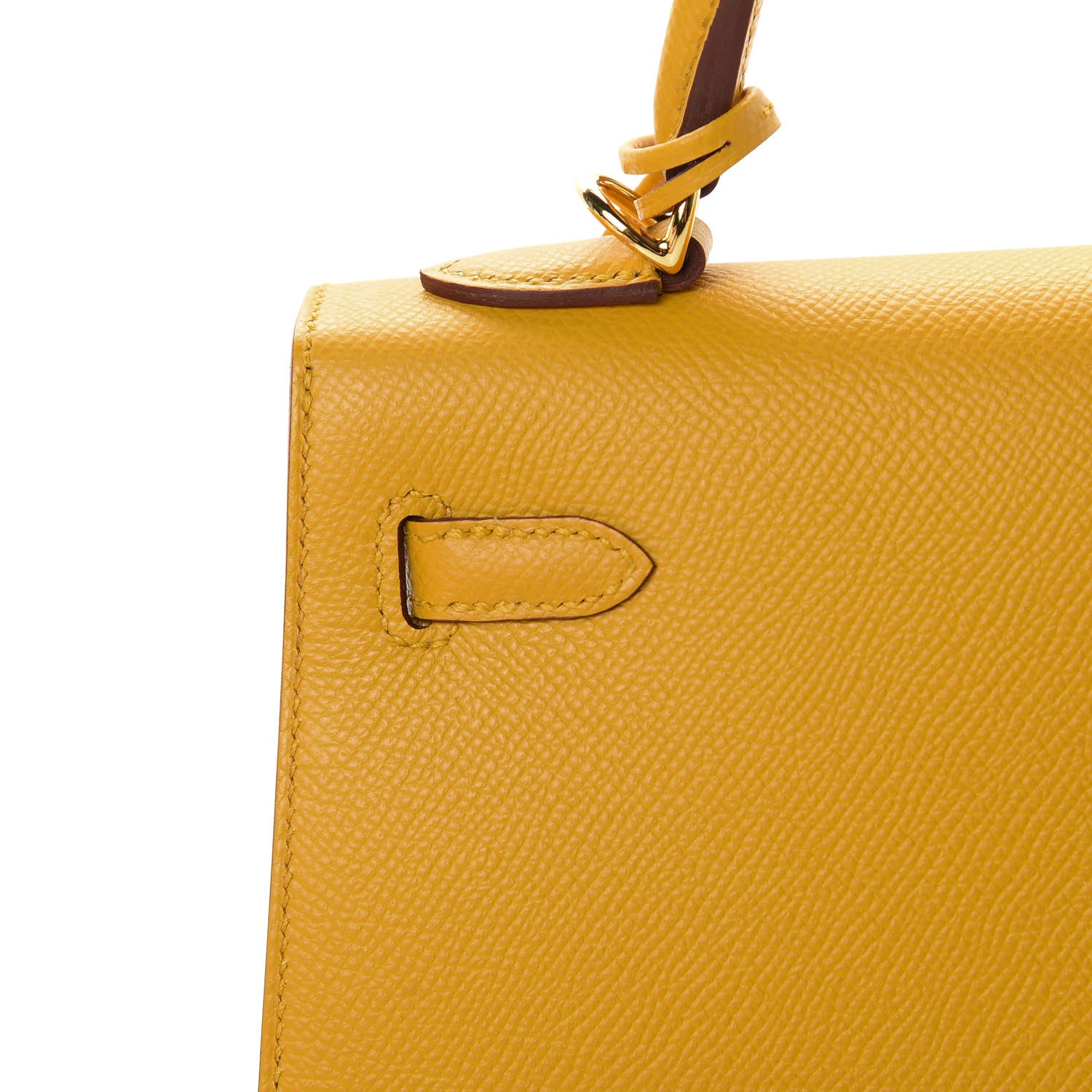 Hermes Epsom Kelly Sellier 25 Jaune Ambre 12 of 41