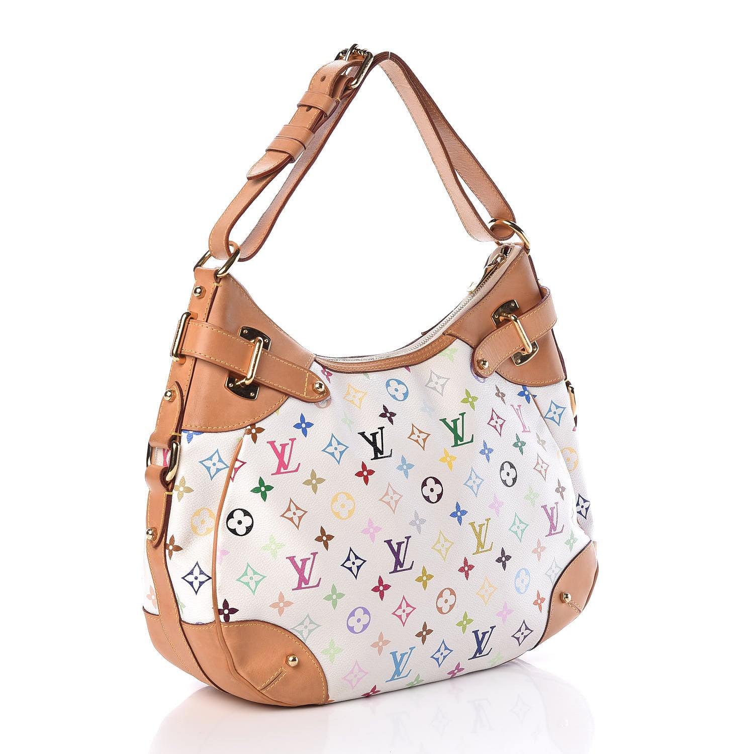 Louis Vuitton Monogram Multicolor Greta White 3 of 8
