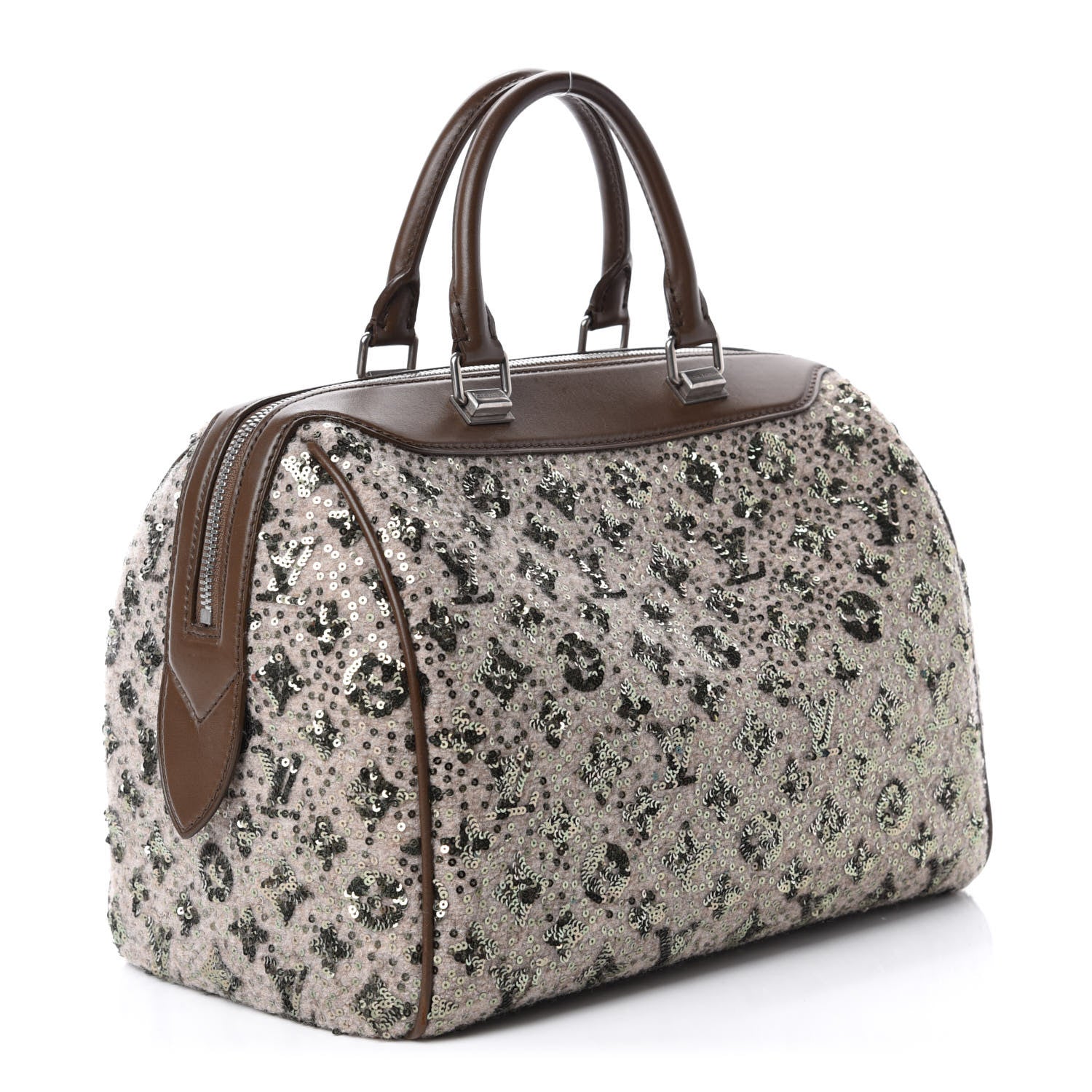 Louis Vuitton Sequin Monogram Sunshine Express Speedy Kaki 3 of 10