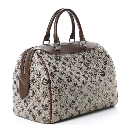 Louis Vuitton Sequin Monogram Sunshine Express Speedy Kaki 3 of 10