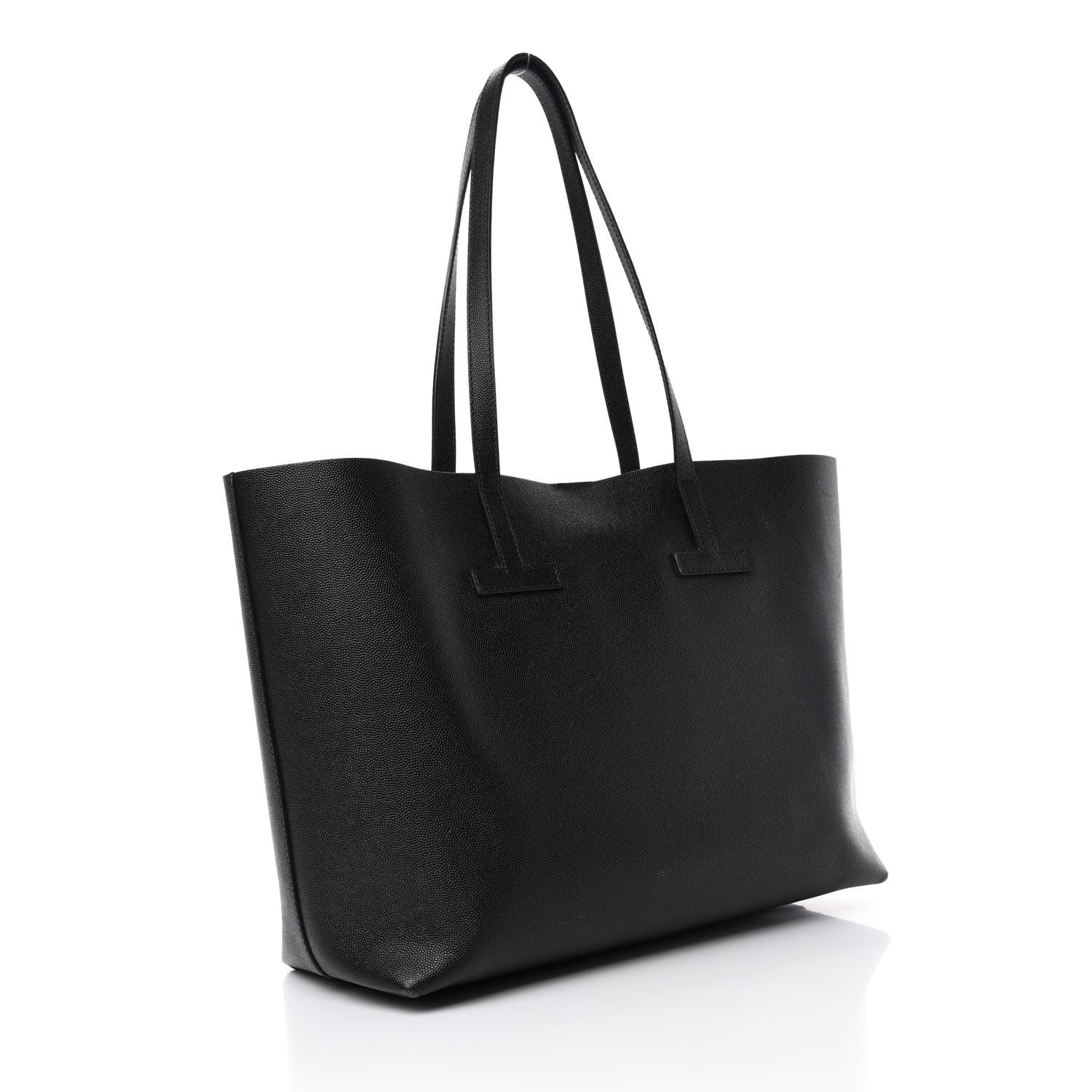 Tom Ford Grained Calfskin Small T Tote Black 3 of 10