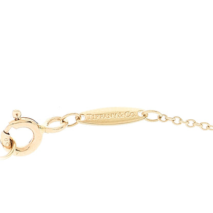 Tiffany 18K Yellow Gold Diamond .08ct Elsa Peretti Diamonds by the Yard Pendant Necklace 7 of 7