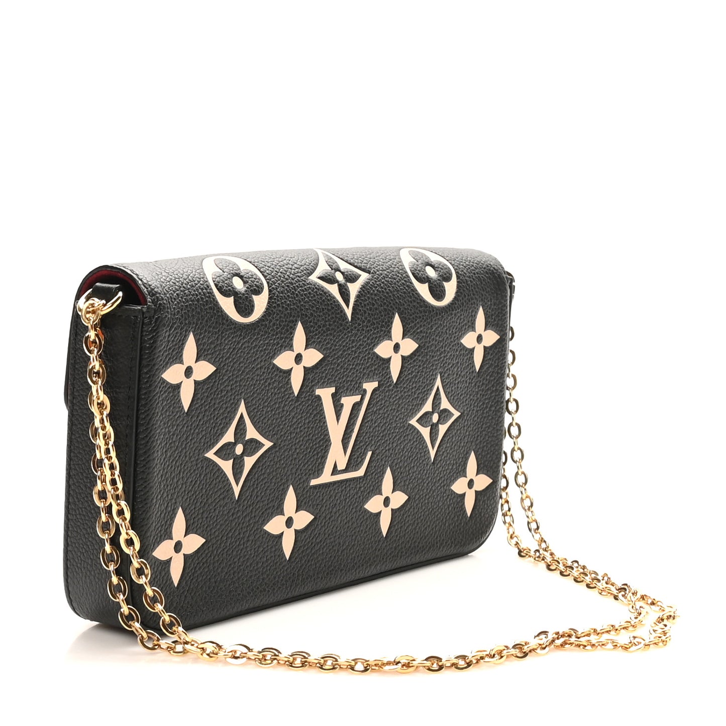 Empreinte Monogram Giant Felicie Pochette Black Beige