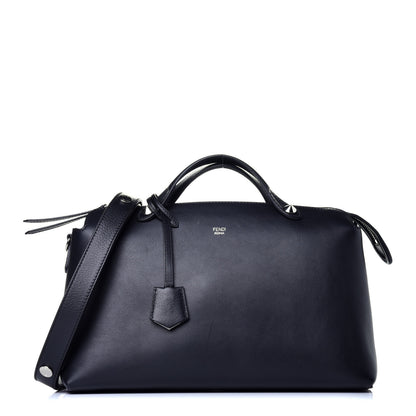 Fendi Vitello Dolce Large By The Way Boston Bag Black 1 of 9