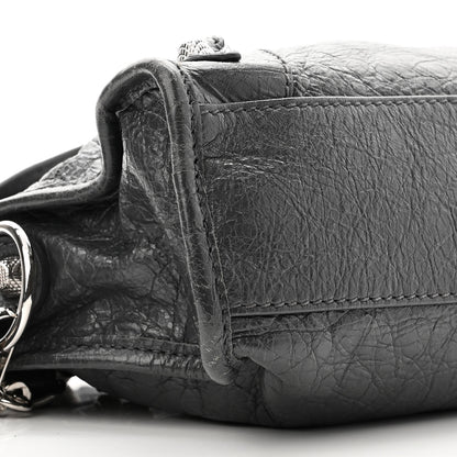 Balenciaga Agneau Giant 12 Silver Hardware Mini City Gris Fossile Anthracite 9 of 10