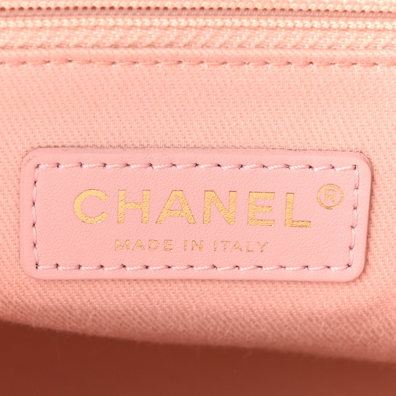 Chanel Lurex Boucle Deauville Drawstring Bucket Bag Pink 5 of 10