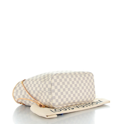 Louis Vuitton Damier Azur Neo Neverfull MM Rose Ballerine 4 of 9
