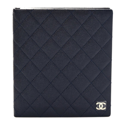 Chanel Caviar Quilted Notebook Navy Blue 1 of 7