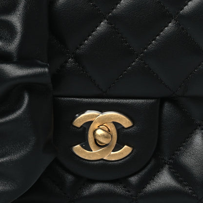 Chanel Lambskin Quilted Mini Romance Square Flap Black 7 of 10