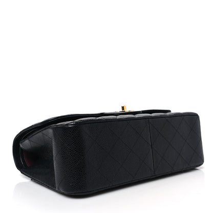 Chanel Caviar Quilted Jumbo Double Flap Black 4 of 8