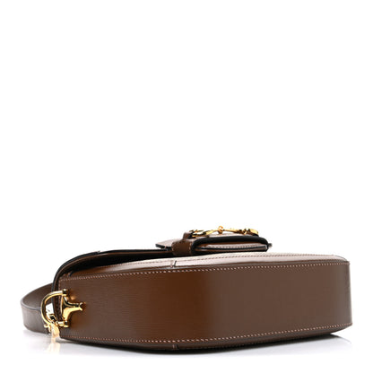 Gucci GG Supreme Monogram Web Mini Horsebit 1955 Shoulder Bag Beige Brown Sugar 4 of 10