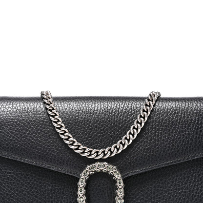 Gucci Calfskin Mini Dionysus Chain Wallet Black 8 of 12