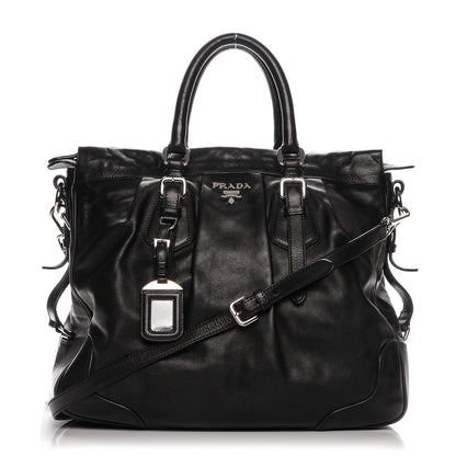 Prada Soft Calf Shoulder Bag Nero Black 1 of 7