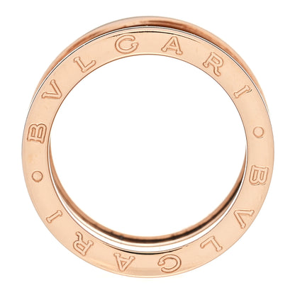 Bulgari 18K Rose Gold B.Zero1 Four-Band Ring 56 7.5 4 of 5