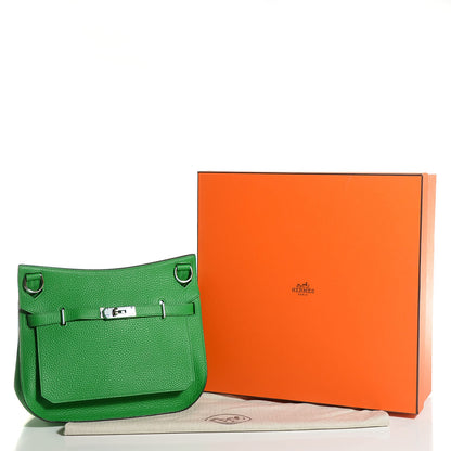 Hermes Taurillon Clemence Jypsiere 28 Bambou 7 of 26