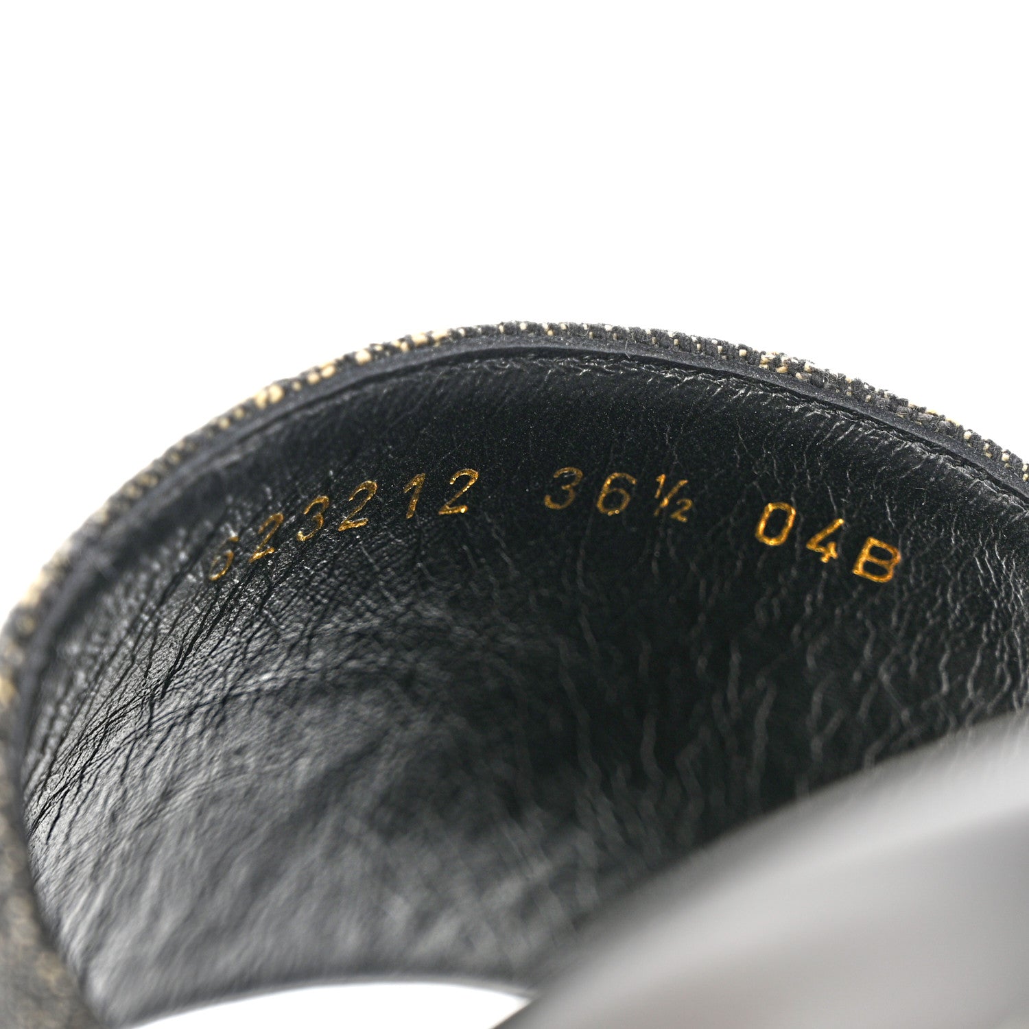 Gucci Jacquard Black Denim GG Monogram Angelina Platform 55mm Slide Sandals 36.5 Black Ivory 6 of 9