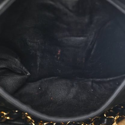 Chanel Patent Quilted Tassel Camera Case Black 9 of 19