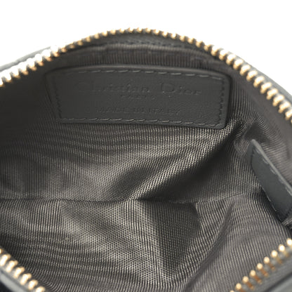 Christian Dior Lambskin Cannage Lady Dior Zipped Key Case Stone Grey 5 of 7