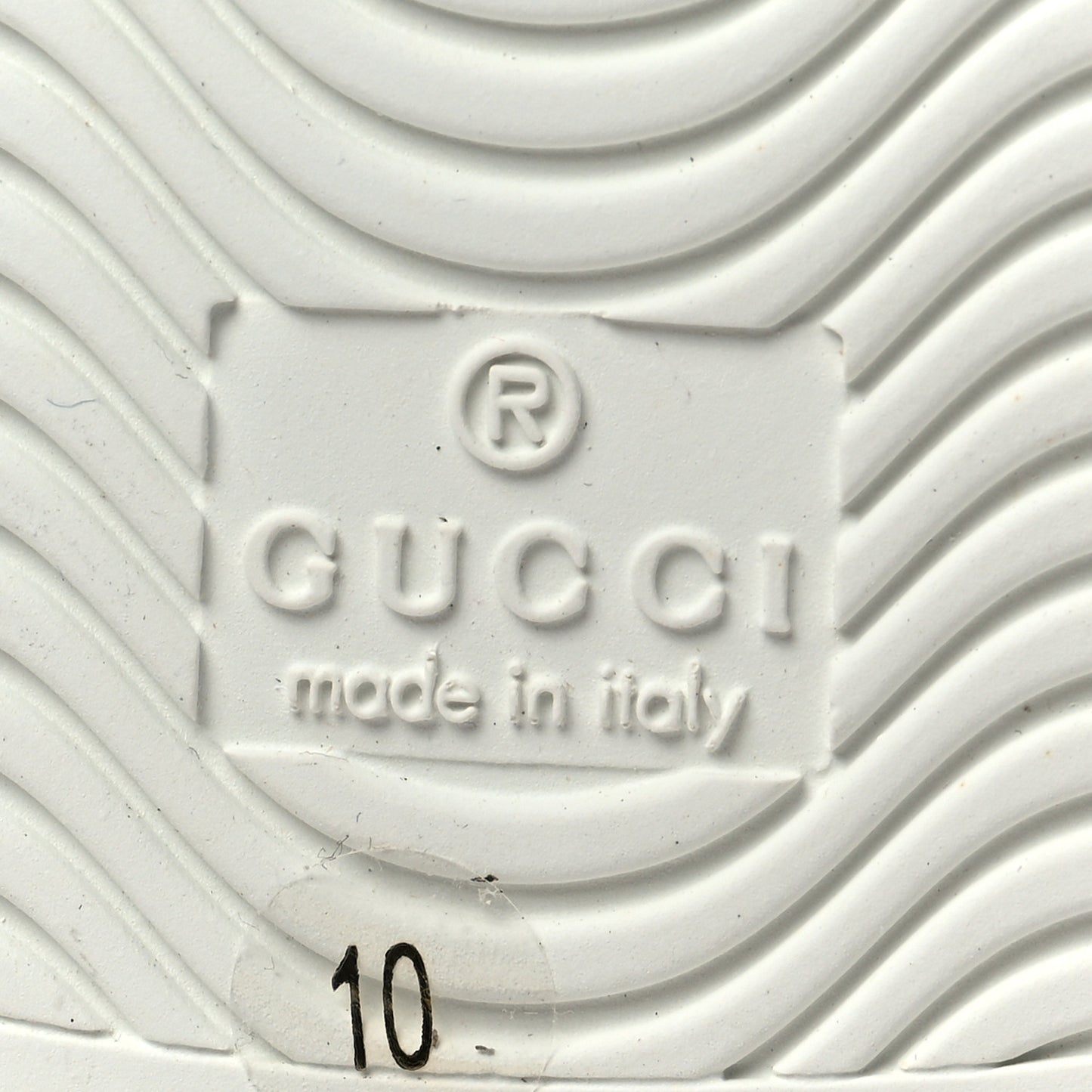 Calfskin Web Mens Gucci Band Ace Sneakers 8.5 White