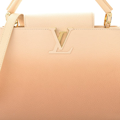 Louis Vuitton Taurillon Gradient Capucines PM Cloudy Creme 7 of 15