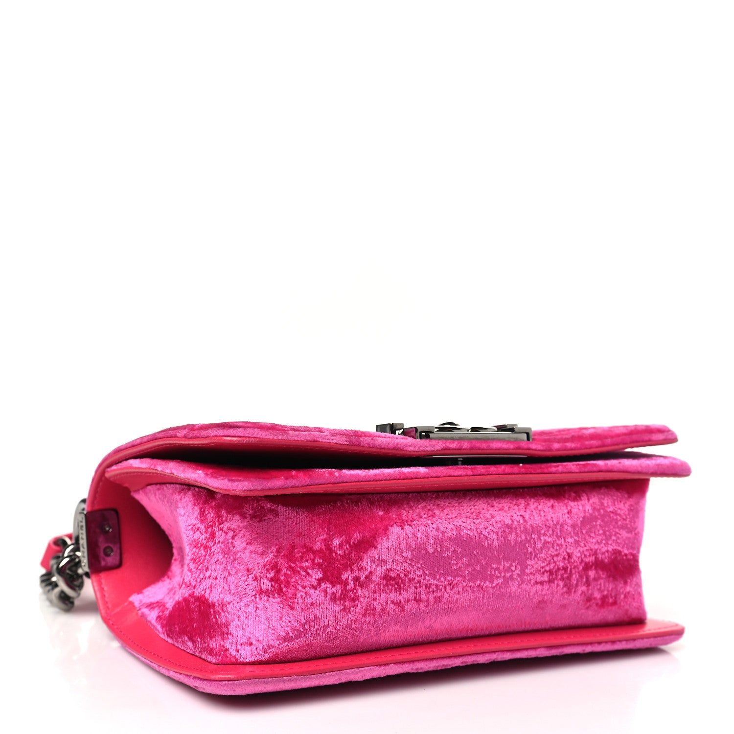 Chanel Velvet Quilted Small Boy Flap Pink 4 of 11