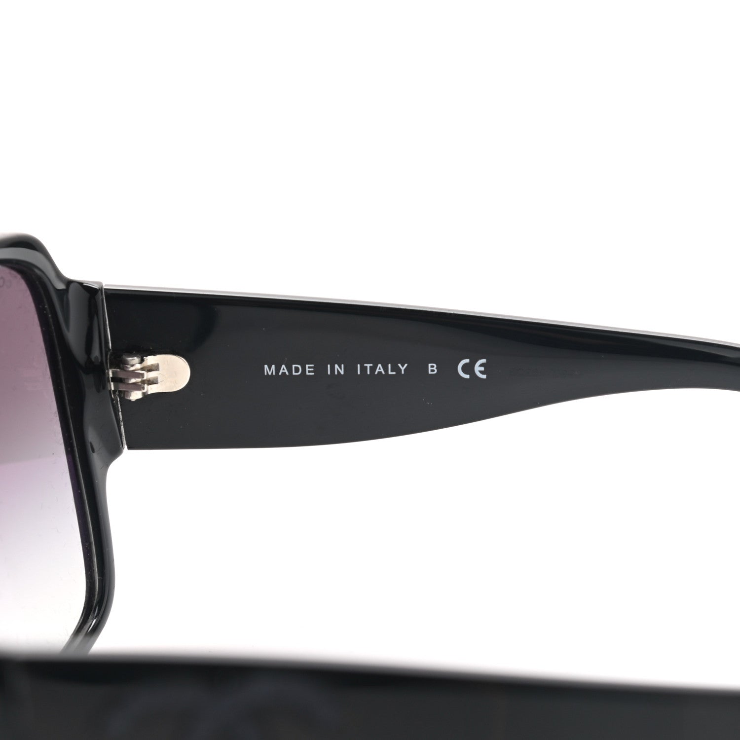 Chanel Acetate Shield Sunglasses 5449-A Black 5 of 10