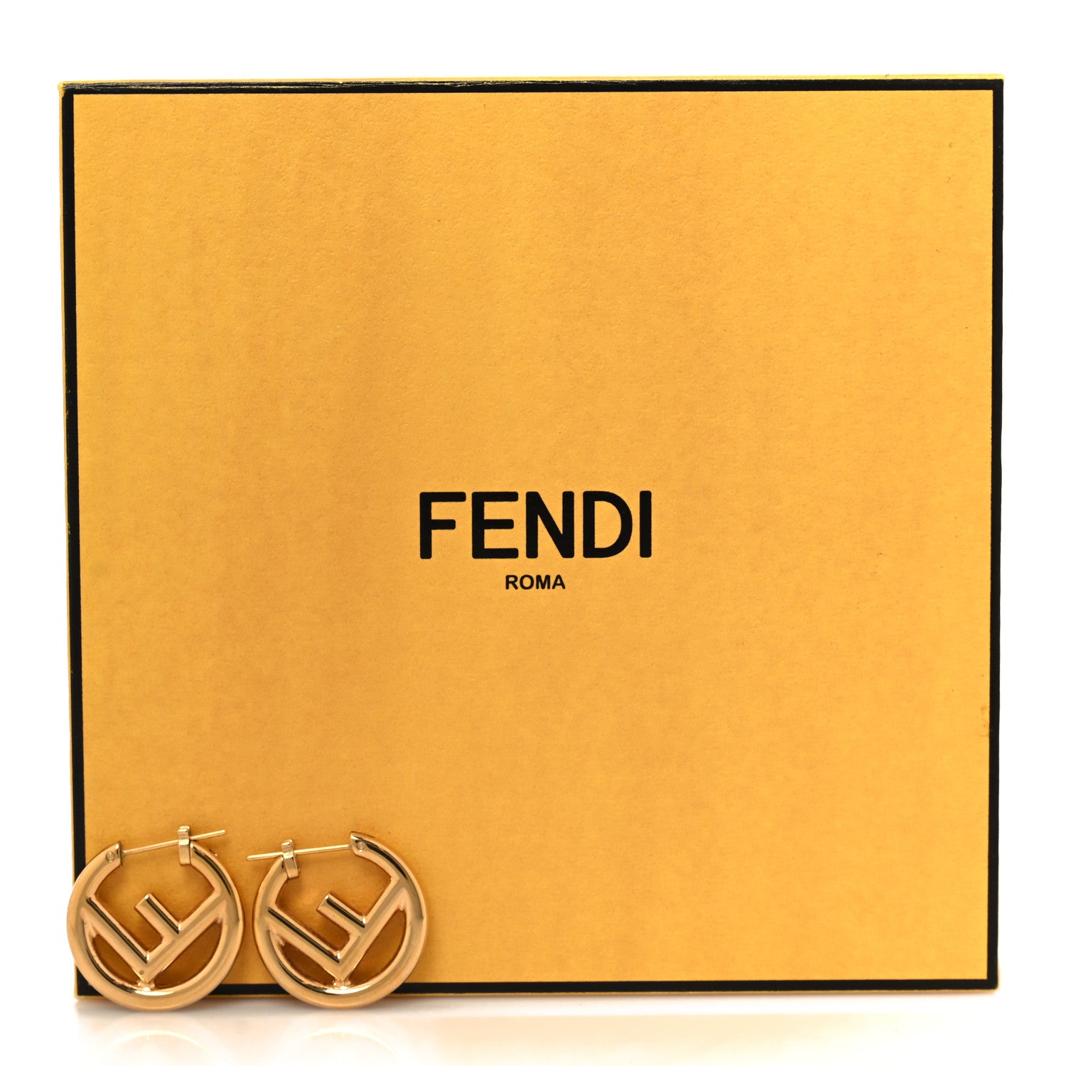 Fendi Metal F is Fendi Hoop Earrings Gold 5 of 5