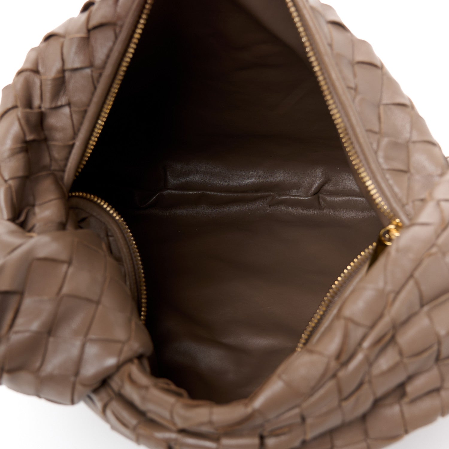 Bottega Veneta Nappa Intrecciato Teen Jodie Hobo Dark Taupe 5 of 10